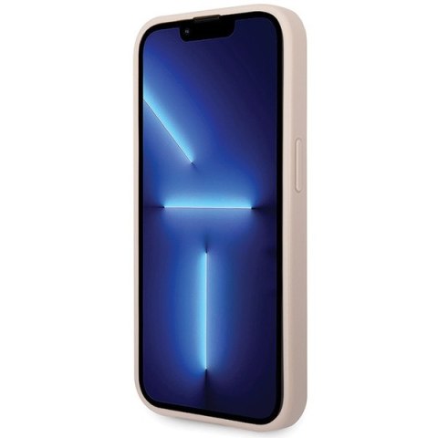 Guess nakładka do iPhone 15 Pro 6,1" GUHCP15L4GMGPI różowa HC PU Leather 4G Metal Logo Guess nakładka do iPhone 15 Pro 6,1" GUHCP15L4GMGPI różowa HC PU Leather 4G Metal Logo