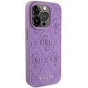 Guess nakładka do iPhone 15 Pro 6,1" GUHCP15LP4EPMU jasnofioletowa HC PU Quilted 4G Classic Guess nakładka do iPhone 15 Pro 6,1" GUHCP15LP4EPMU jasnofioletowa HC PU Quilted 4G Classic