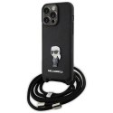 Karl Lagerfeld nakładka do iPhone 15 Pro Max 6,7" KLHCP15XSASKNPSK czarna HC Saffiano Ikonik Metal Pin Monogram Crossbody Karl Lagerfeld nakładka do iPhone 15 Pro Max 6,7" KLHCP15XSASKNPSK czarna HC Saffiano Ikonik Metal Pin Monogram Crossbody