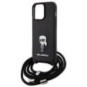 Karl Lagerfeld nakładka do iPhone 15 Pro Max 6,7" KLHCP15XSASKNPSK czarna HC Saffiano Ikonik Metal Pin Monogram Crossbody Karl Lagerfeld nakładka do iPhone 15 Pro Max 6,7" KLHCP15XSASKNPSK czarna HC Saffiano Ikonik Metal Pin Monogram Crossbody