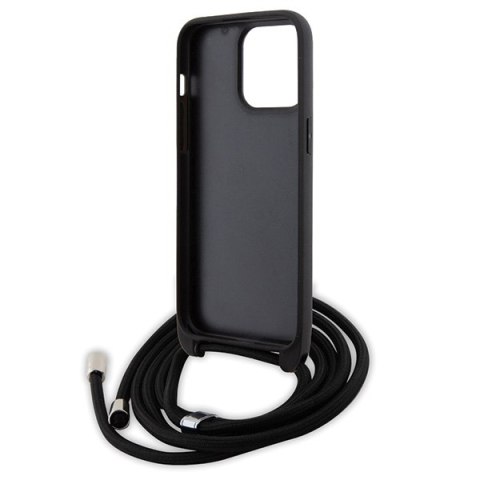 Karl Lagerfeld nakładka do iPhone 15 Pro Max 6,7" KLHCP15XSASKNPSK czarna HC Saffiano Ikonik Metal Pin Monogram Crossbody Karl Lagerfeld nakładka do iPhone 15 Pro Max 6,7" KLHCP15XSASKNPSK czarna HC Saffiano Ikonik Metal Pin Monogram Crossbody