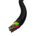 Devia kabel 4w1 Extreme EC504 PD USB-C + USB - USB-C + Lightning 1,5 m czarny
