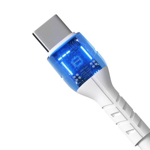 Devia kabel Kintone EC151 USB-C - USB-C 1,0 m 3A biały Devia kabel Kintone EC151 USB-C - USB-C 1,0 m 3A biały