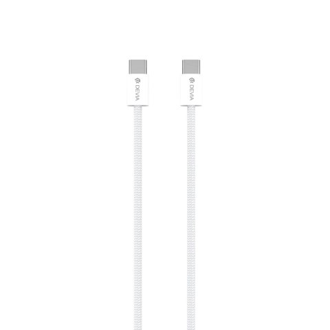 Devia kabel Smart EC325 PD USB-C - USB-C 1,0 m 60W 3A biały
