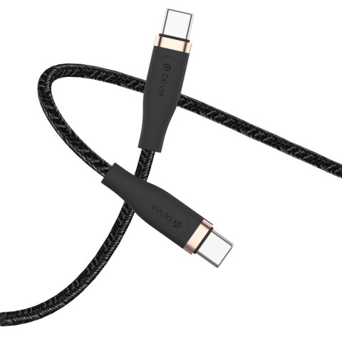 Devia kabel Star EC320 PD USB-C - USB-C 1,5 m 60W 3A czarny Devia kabel Star EC320 PD USB-C - USB-C 1,5 m 60W 3A czarny