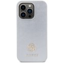 Guess nakładka do iPhone 15 Pro Max 6,7" GUHCP15XPS4DGPS srebrna HC PU 4G Metal Logo Strass Guess nakładka do iPhone 15 Pro Max 6,7" GUHCP15XPS4DGPS srebrna HC PU 4G Metal Logo Strass
