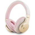 Guess słuchawki nauszne Bluetooth GUBH604GEMP różowe 4G PU Leather With Script Metal Logo Guess słuchawki nauszne Bluetooth GUBH604GEMP różowe 4G PU Leather With Script Metal Logo