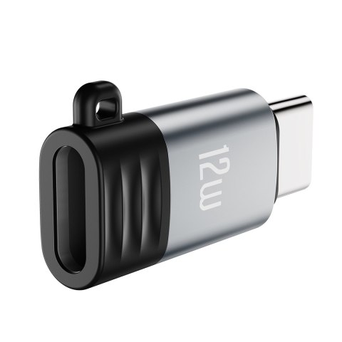 XO adapter NB263B Lightning - USB-C 2A czarny matowy XO adapter NB263B Lightning - USB-C 2A czarny matowy