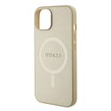 Guess nakładka do iPhone 15 Plus 6,7" GUHMP15MPSAHMCB złota hardcase Saffiano MagSafe Guess nakładka do iPhone 15 Plus 6,7" GUHMP15MPSAHMCB złota hardcase Saffiano MagSafe