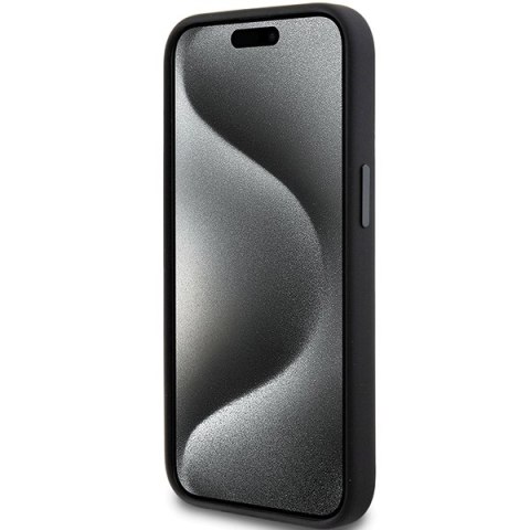 Karl Lagerfeld nakładka do iPhone 15 Plus 6,7" KLHCP15MSMHCNPK czarna HC SILICONE C METAL PIN Karl Lagerfeld nakładka do iPhone 15 Plus 6,7" KLHCP15MSMHCNPK czarna HC SILICONE C METAL PIN