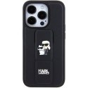 Karl Lagerfeld nakładka do iPhone 15 Pro Max 6,7" KLHCP15XGSAKCPK czarna HC GRIPSTAND SAFFIANO KC PINS Karl Lagerfeld nakładka do iPhone 15 Pro Max 6,7" KLHCP15XGSAKCPK czarna HC GRIPSTAND SAFFIANO KC PINS
