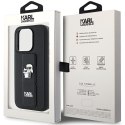 Karl Lagerfeld nakładka do iPhone 15 Pro Max 6,7" KLHCP15XGSAKCPK czarna HC GRIPSTAND SAFFIANO KC PINS Karl Lagerfeld nakładka do iPhone 15 Pro Max 6,7" KLHCP15XGSAKCPK czarna HC GRIPSTAND SAFFIANO KC PINS