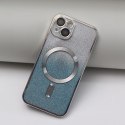 Nakładka Glitter Chrome Mag do iPhone 11 srebrny gradient