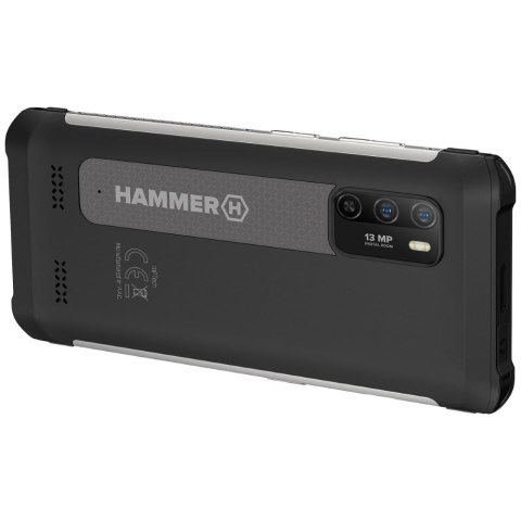 Zestaw Smartfon Hammer Iron 4 srebrny + Hammer Watch Plus Zestaw Smartfon Hammer Iron 4 srebrny + Hammer Watch Plus
