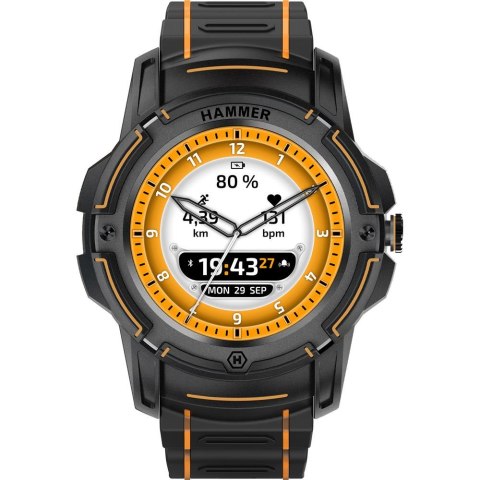 Zestaw Smartfon Hammer Iron 4 srebrny + Hammer Watch Plus Zestaw Smartfon Hammer Iron 4 srebrny + Hammer Watch Plus