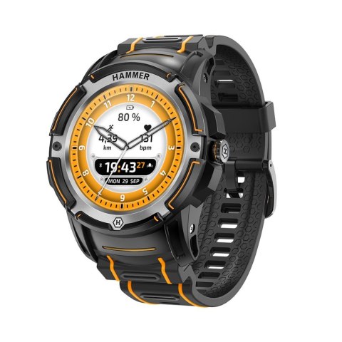 Zestaw Smartfon Hammer Iron 4 srebrny + Hammer Watch Plus Zestaw Smartfon Hammer Iron 4 srebrny + Hammer Watch Plus