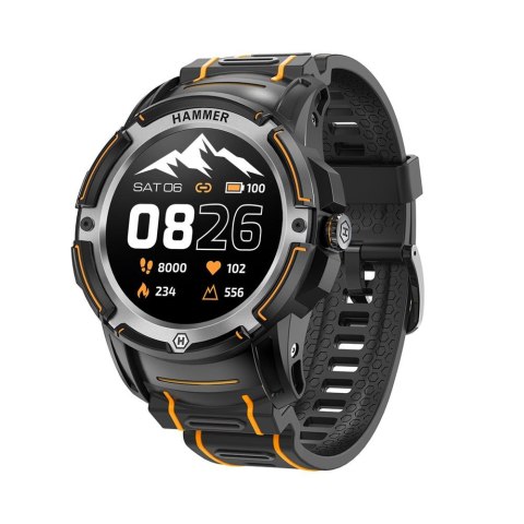 Zestaw Smartfon Hammer Iron 4 srebrny + Hammer Watch Plus Zestaw Smartfon Hammer Iron 4 srebrny + Hammer Watch Plus