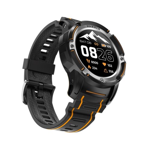 Zestaw Smartfon Hammer Iron 4 srebrny + Hammer Watch Plus Zestaw Smartfon Hammer Iron 4 srebrny + Hammer Watch Plus