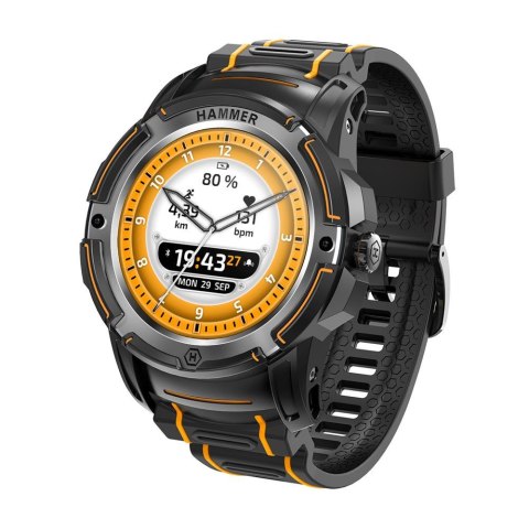 Zestaw Smartfon Hammer Iron 4 srebrny + Hammer Watch Plus Zestaw Smartfon Hammer Iron 4 srebrny + Hammer Watch Plus