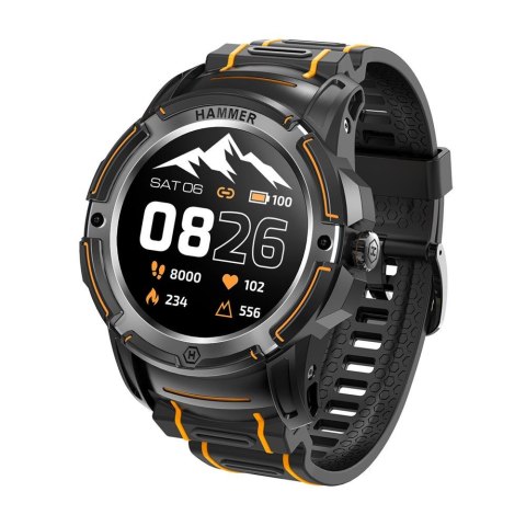 Zestaw Smartfon Hammer Iron 4 srebrny + Hammer Watch Plus Zestaw Smartfon Hammer Iron 4 srebrny + Hammer Watch Plus