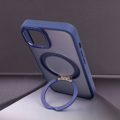 Nakładka Mag Ring Rotating do iPhone 13 Pro 6,1" granatowa Nakładka Mag Ring Rotating do iPhone 13 Pro 6,1" granatowa