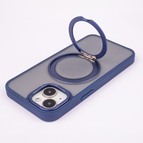 Nakładka Mag Ring Rotating do iPhone 13 Pro 6,1" granatowa Nakładka Mag Ring Rotating do iPhone 13 Pro 6,1" granatowa