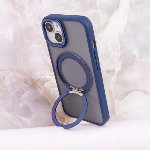 Nakładka Mag Ring Rotating do iPhone 13 Pro 6,1" granatowa Nakładka Mag Ring Rotating do iPhone 13 Pro 6,1" granatowa