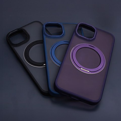 Nakładka Mag Ring Rotating do iPhone 13 Pro 6,1" granatowa Nakładka Mag Ring Rotating do iPhone 13 Pro 6,1" granatowa
