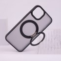 Nakładka Mag Ring Rotating do iPhone 15 Pro 6,1" czarna Nakładka Mag Ring Rotating do iPhone 15 Pro 6,1" czarna