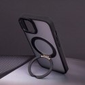 Nakładka Mag Ring Rotating do iPhone 15 Pro 6,1" czarna Nakładka Mag Ring Rotating do iPhone 15 Pro 6,1" czarna