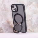 Nakładka Mag Ring Rotating do iPhone 15 Pro 6,1" czarna Nakładka Mag Ring Rotating do iPhone 15 Pro 6,1" czarna