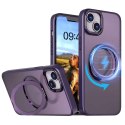 Nakładka Mag Ring Rotating do iPhone 15 Pro 6,1" fioletowa