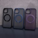Nakładka Mag Ring Rotating do iPhone 15 Pro 6,1" fioletowa