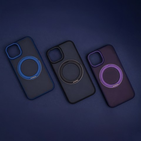 Nakładka Mag Ring Rotating do iPhone 15 Pro 6,1" fioletowa Nakładka Mag Ring Rotating do iPhone 15 Pro 6,1" fioletowa