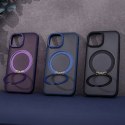 Nakładka Mag Ring Rotating do iPhone 15 Pro 6,1" fioletowa
