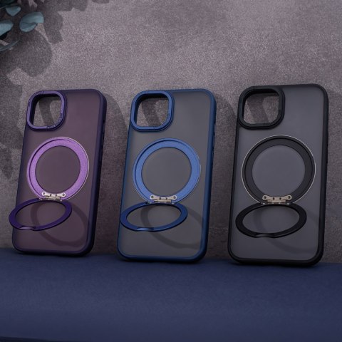 Nakładka Mag Ring Rotating do iPhone 15 Pro 6,1" fioletowa Nakładka Mag Ring Rotating do iPhone 15 Pro 6,1" fioletowa