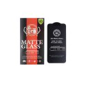 Szkło hartowane 6D matowe do iPhone 14 Pro Max 6,7" czarna ramka Szkło hartowane 6D matowe do iPhone 14 Pro Max 6,7" czarna ramka