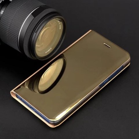 Etui Smart Clear View do Samsung Galaxy A15 4G / A15 5G złote Etui Smart Clear View do Samsung Galaxy A15 4G / A15 5G złote