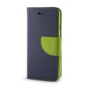 Etui Smart Fancy do Samsung Galaxy S24 granatowo-zielone