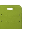Etui Smart Fancy do Samsung Galaxy S24 granatowo-zielone