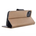 Etui Smart Fancy do Samsung Galaxy S24 złoto-czarne