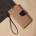 Etui Smart Fancy do Samsung Galaxy S24 złoto-czarne