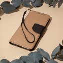 Etui Smart Fancy do Samsung Galaxy S24 złoto-czarne