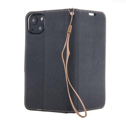 Etui Smart Fancy do Samsung Galaxy A25 5G (global) czarno-złote Etui Smart Fancy do Samsung Galaxy A25 5G (global) czarno-złote