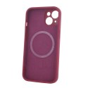 Nakładka Mag Invisible do iPhone 15 Pro 6,1" burgund