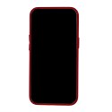 Nakładka Mag Leather do iPhone 12 / 12 Pro 6,1" czerwona