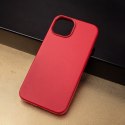 Nakładka Mag Leather do iPhone 12 / 12 Pro 6,1" czerwona
