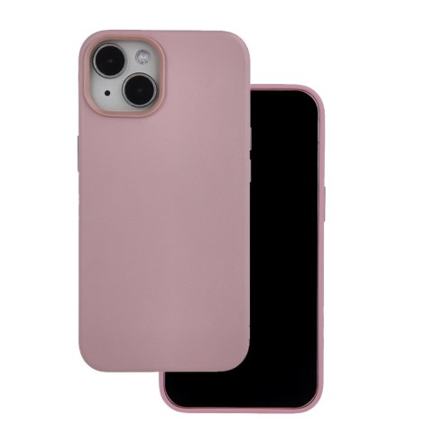 Nakładka Mag Leather do iPhone 15 Plus 6,7" jasnoróżowa Nakładka Mag Leather do iPhone 15 Plus 6,7" jasnoróżowa