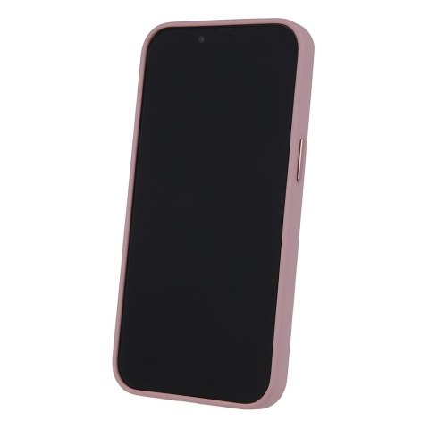 Nakładka Mag Leather do iPhone 15 Plus 6,7" jasnoróżowa Nakładka Mag Leather do iPhone 15 Plus 6,7" jasnoróżowa