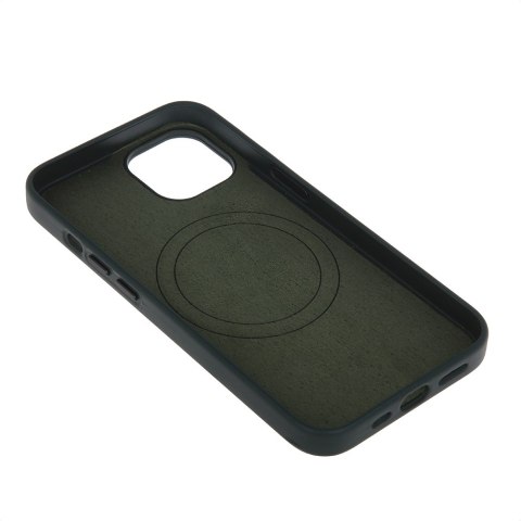 Nakładka Mag Leather do iPhone 15 Pro Max 6,7" ciemnozielona Nakładka Mag Leather do iPhone 15 Pro Max 6,7" ciemnozielona